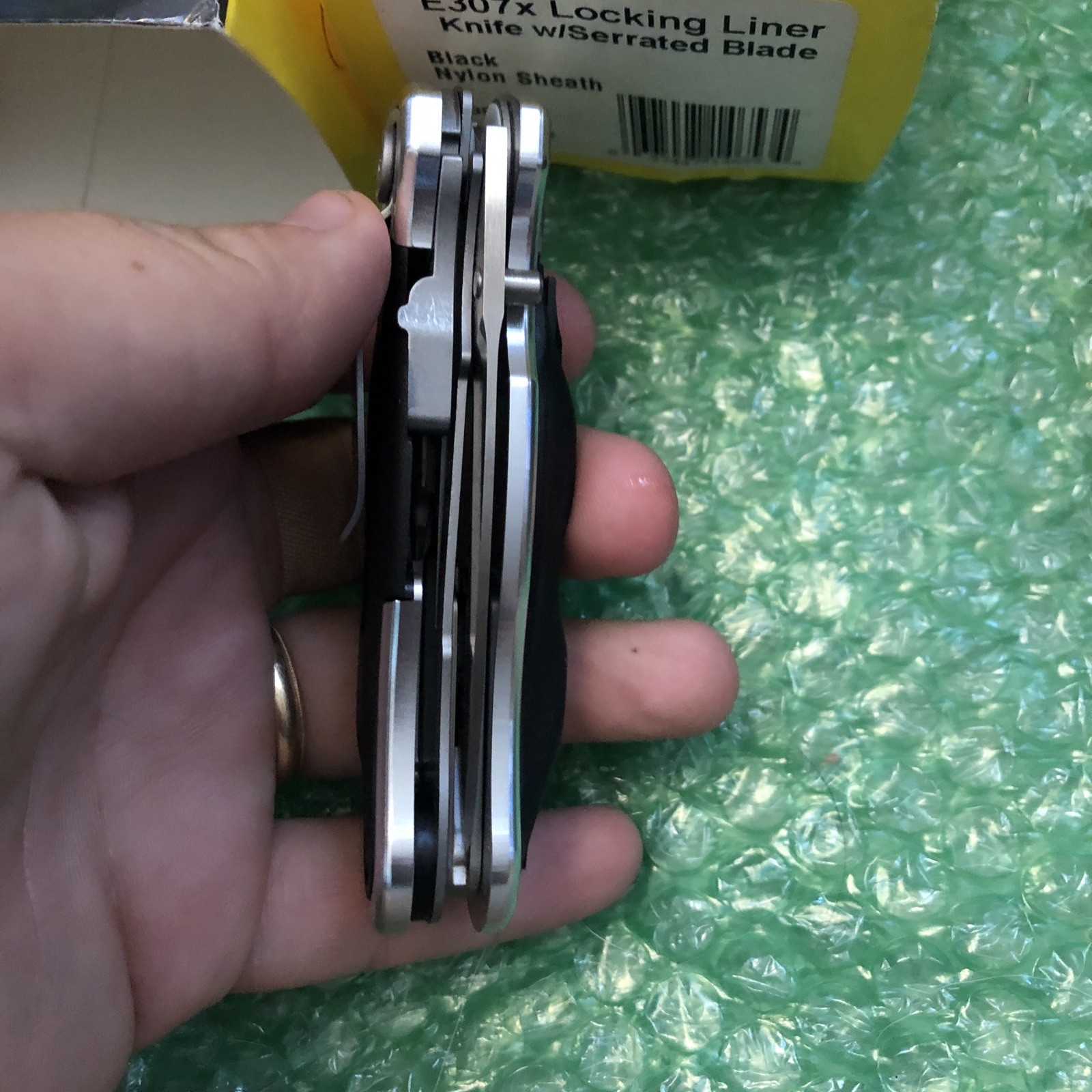 Leatherman E307x knife w/Serrated Blade (Similar to e306x e304x Expanse Series)