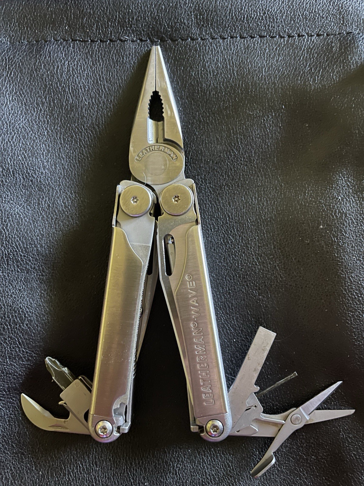 Leatherman Wave 2nd Second Edition With Bit Kit Sheath Driver Extender Multitool