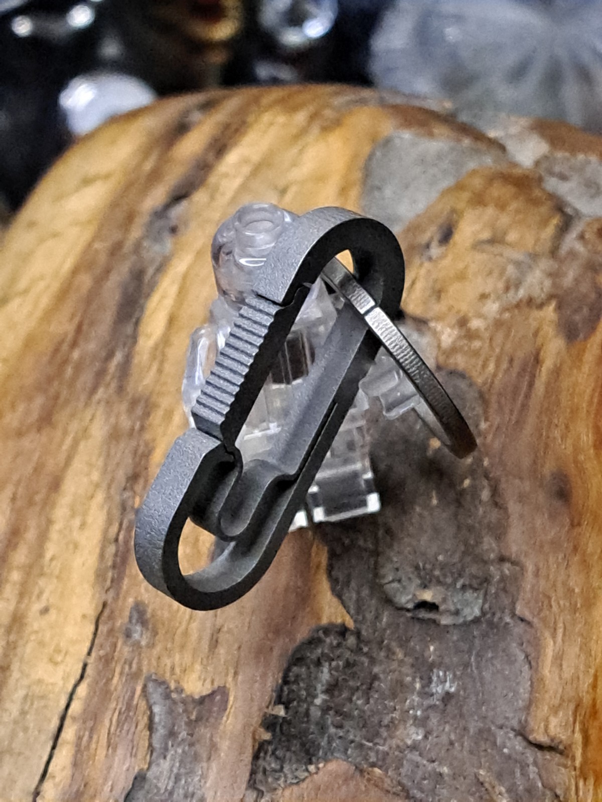 Pro Series Super Mini EDC Titanium Carabiner Keychain
