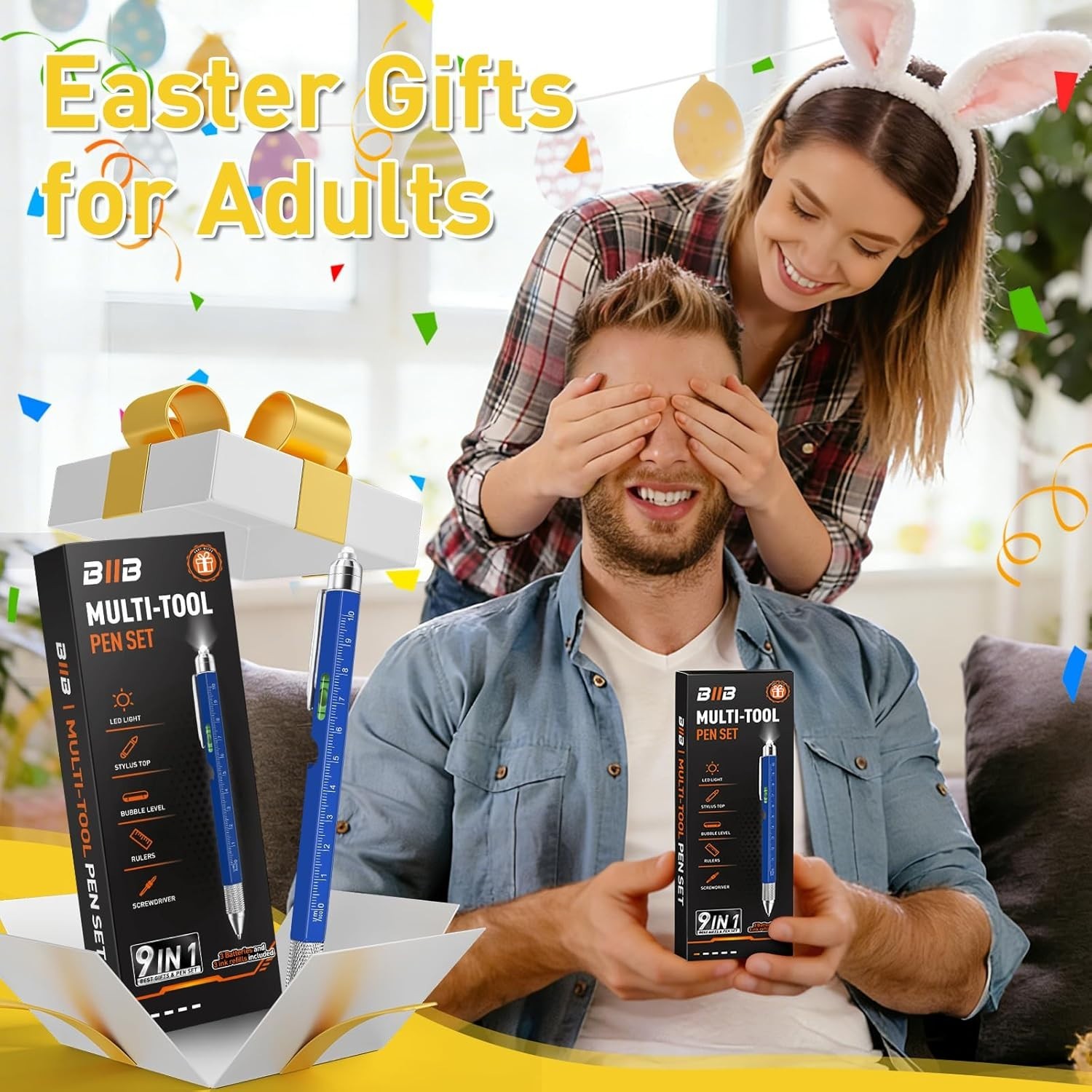 Innovative 9-in-1 Multitool Pen: Unique Birthday and Father’s Day Gift for Him