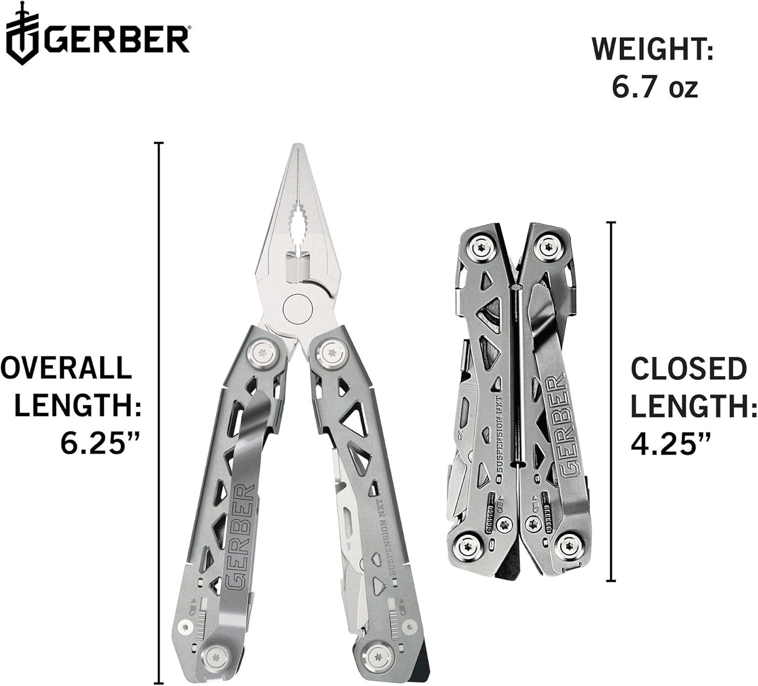 Compact 15-in-1 Gear Suspension-NXT EDC Multi-Tool – Perfect Camping Companion
