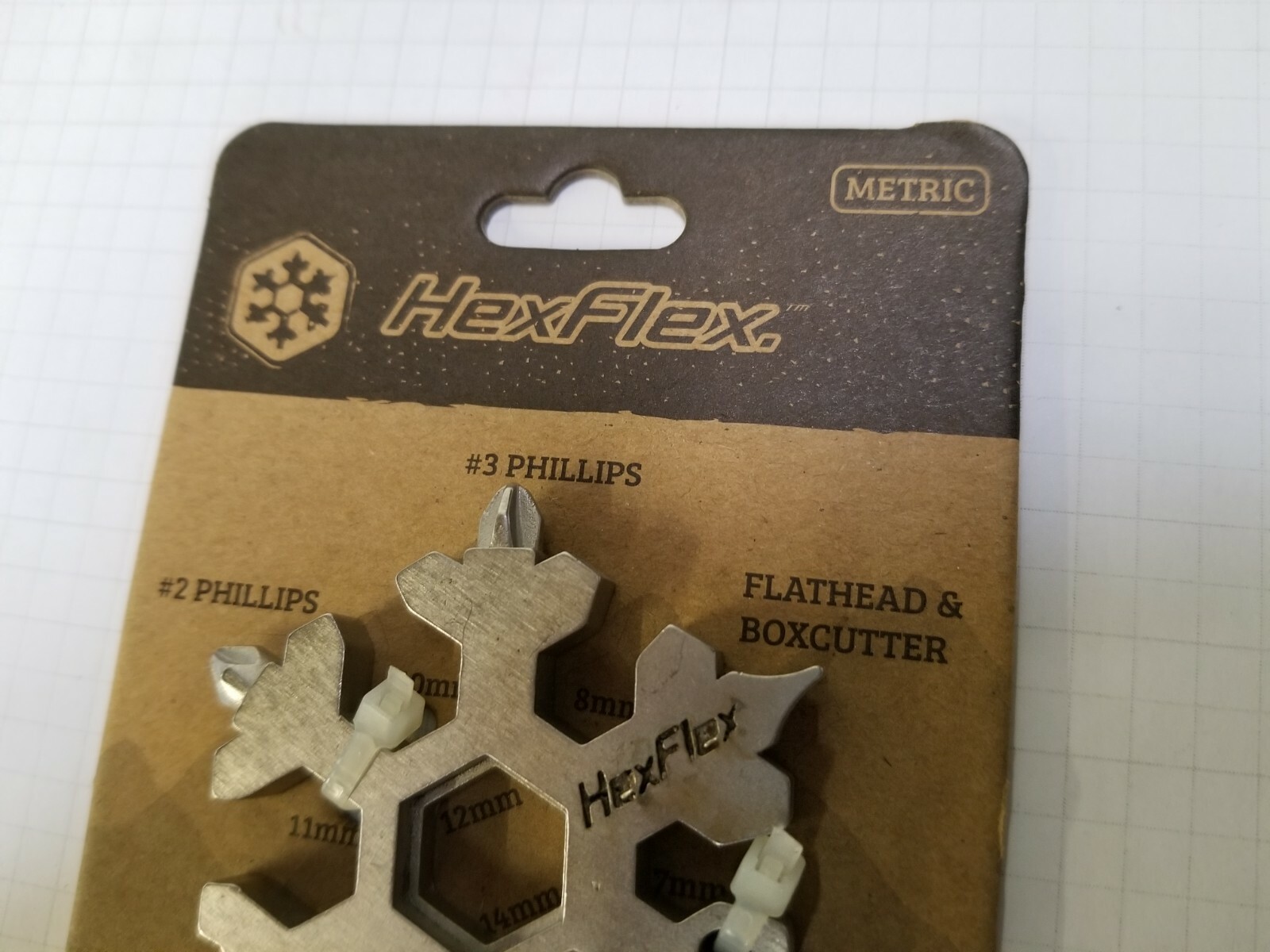HexFlex Adventure Tool Metric Multi-Tool 15 in one New!