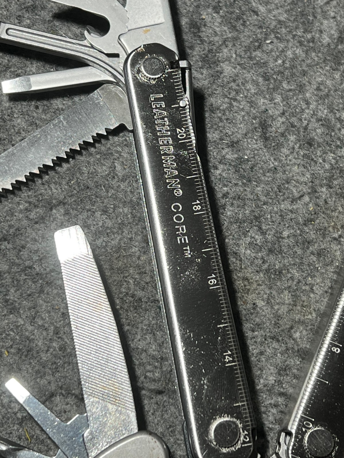 Lot of Two Multi Tool Pliers Stanley, Leatherman with Cases