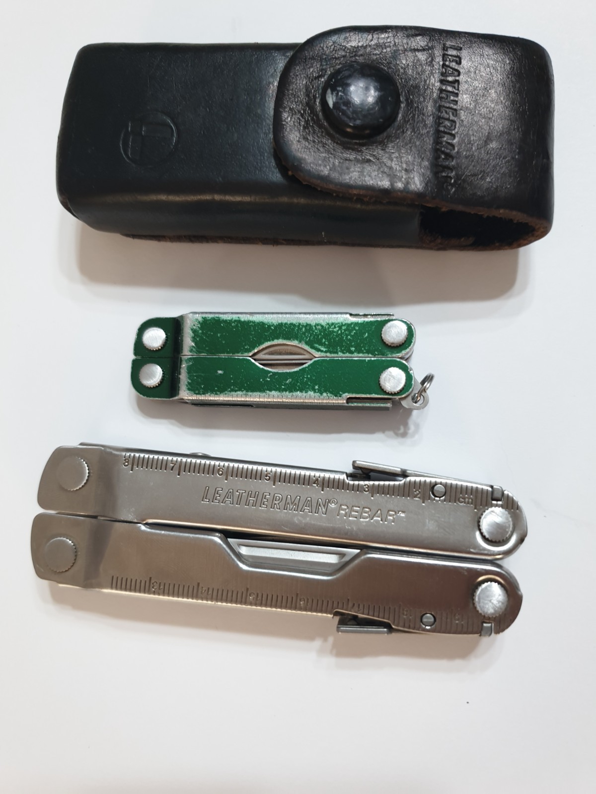 🔥🔥🔥 Leatherman Rebar Full Size Multi Tool & Micra Keychain Set