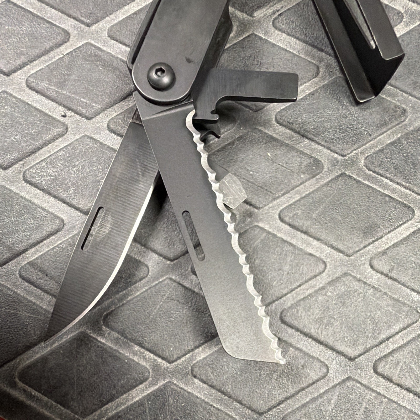 SOG PowerLock S60 18-Tool Multi-Tool Pliers Black w/ Sheath, 2in Blade