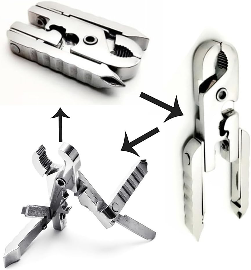 Stainless Steel Folding Maintenance Multifunctional plier,Portable Key Chain