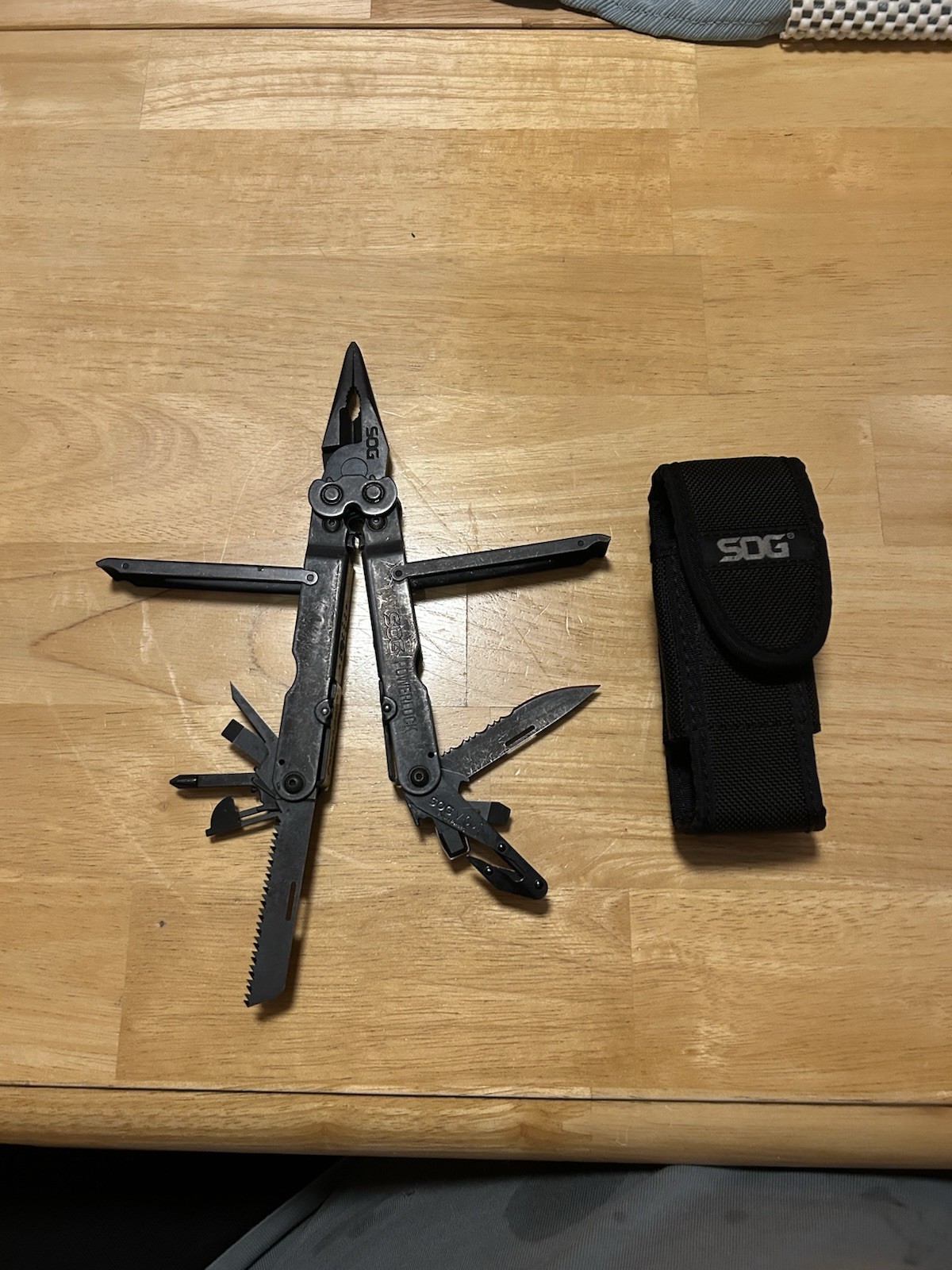 SOG Steel PowerLock EOD – Black