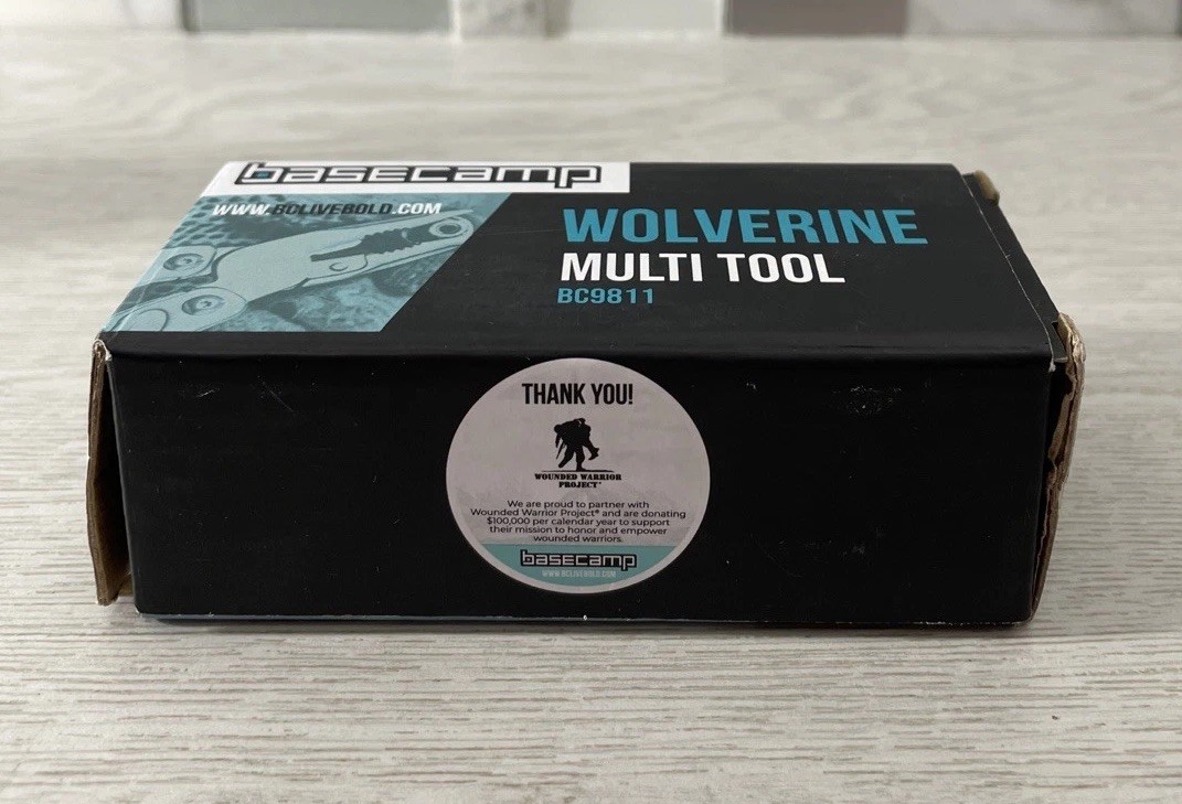 Basecamp Wolverine Multi Tool 11 In 1 Stainless Steel BC9811 BRANDED Unit