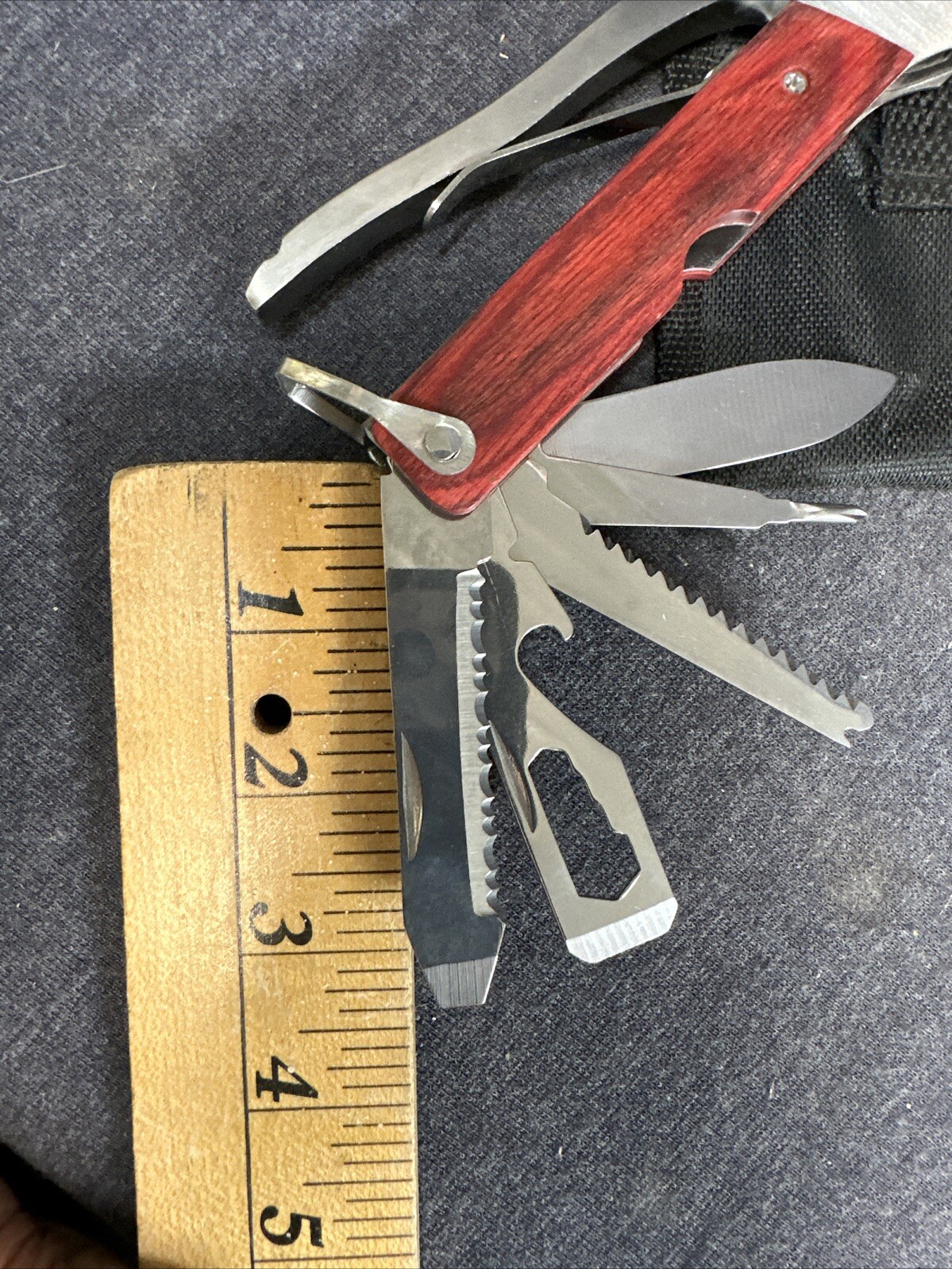 Stansport Emergency Camper’s Multi-Tool Hammer, Ax, Pliers, Saw, Knife, Screwdri
