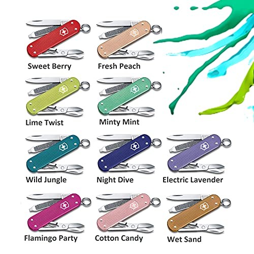 VICTORINOX ALOX Classic Colors Cotton Candy Swiss Army Knife Multi-function