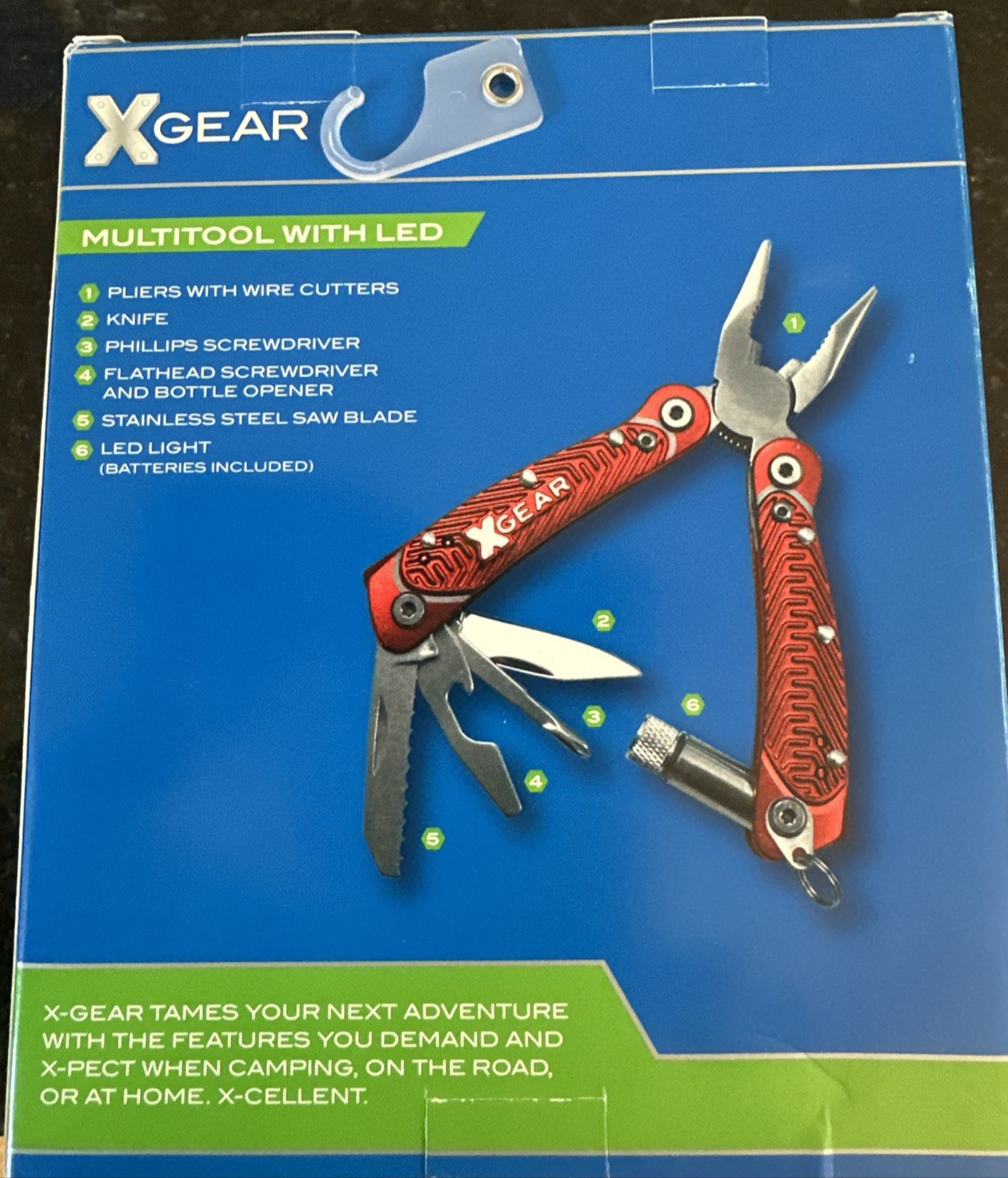 X Gear Multitool with LED