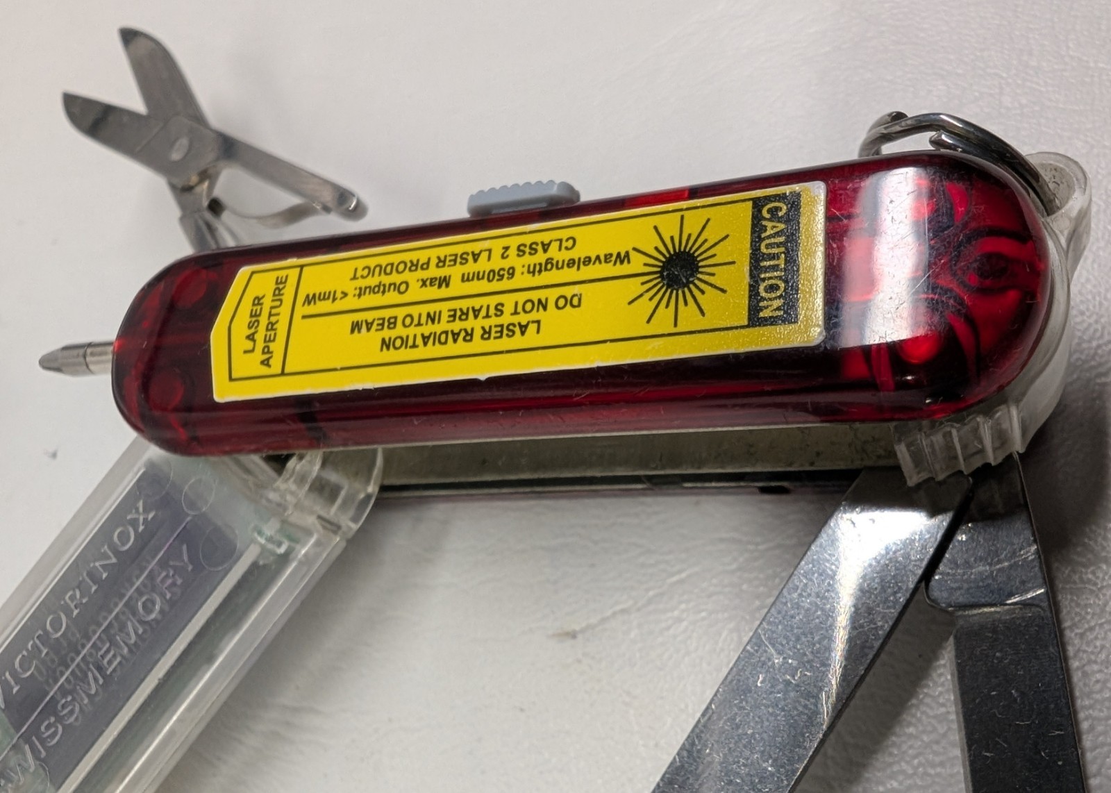 Victorinox SwissMemory 1GB Swiss Army Knife with laser No box RARE 2008