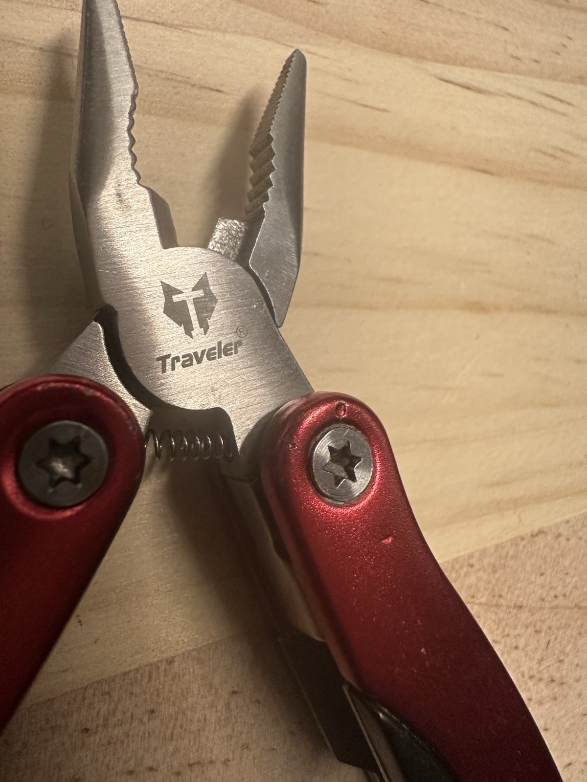 Traveler Stainless Steel 9 In 1 Multitool Plier Survival Camping 3” Closed Tool