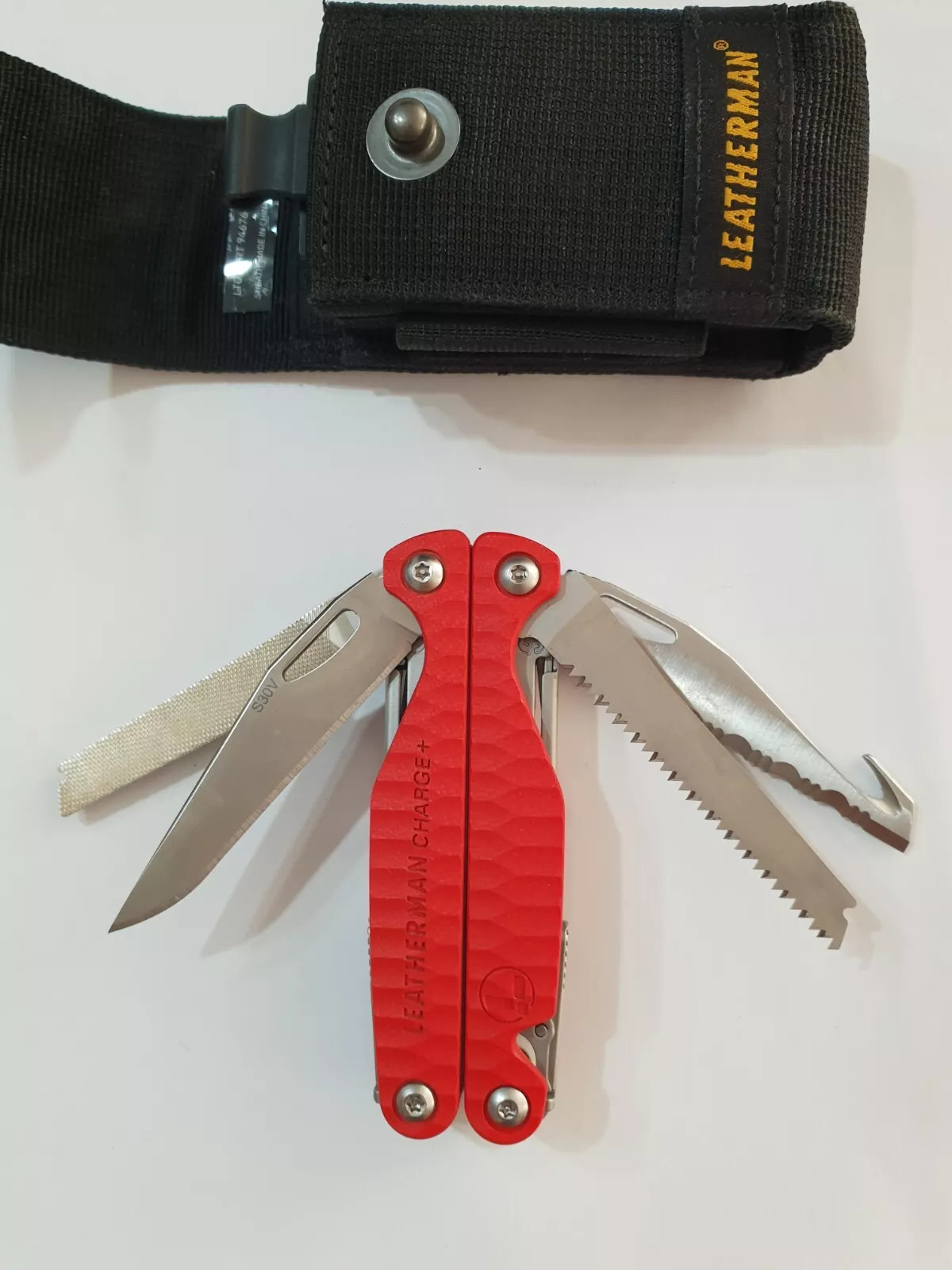🔥🔥 Leatherman Style CS Retired Used Multi Tool Collectable Keychain Rare Blue