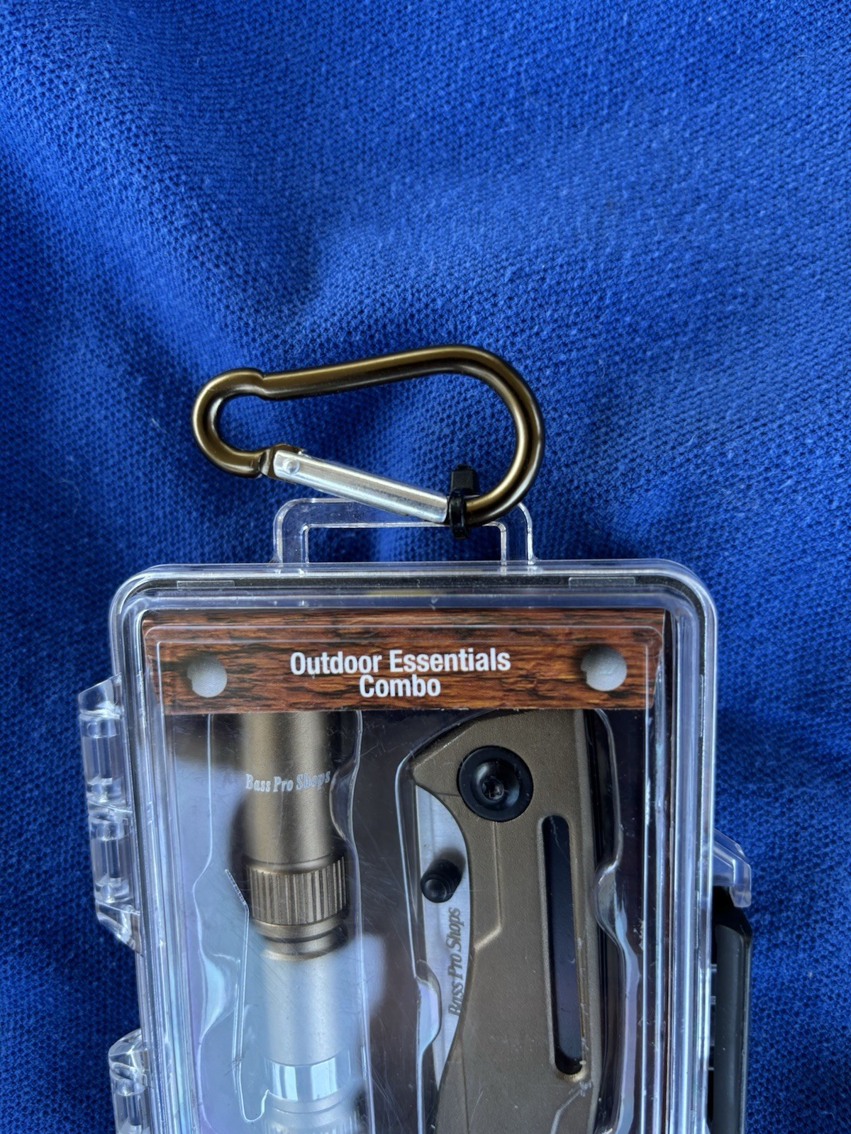 Bass Pro Shop Outdoor Essentials Knife/FlashLight Combo Set NEW