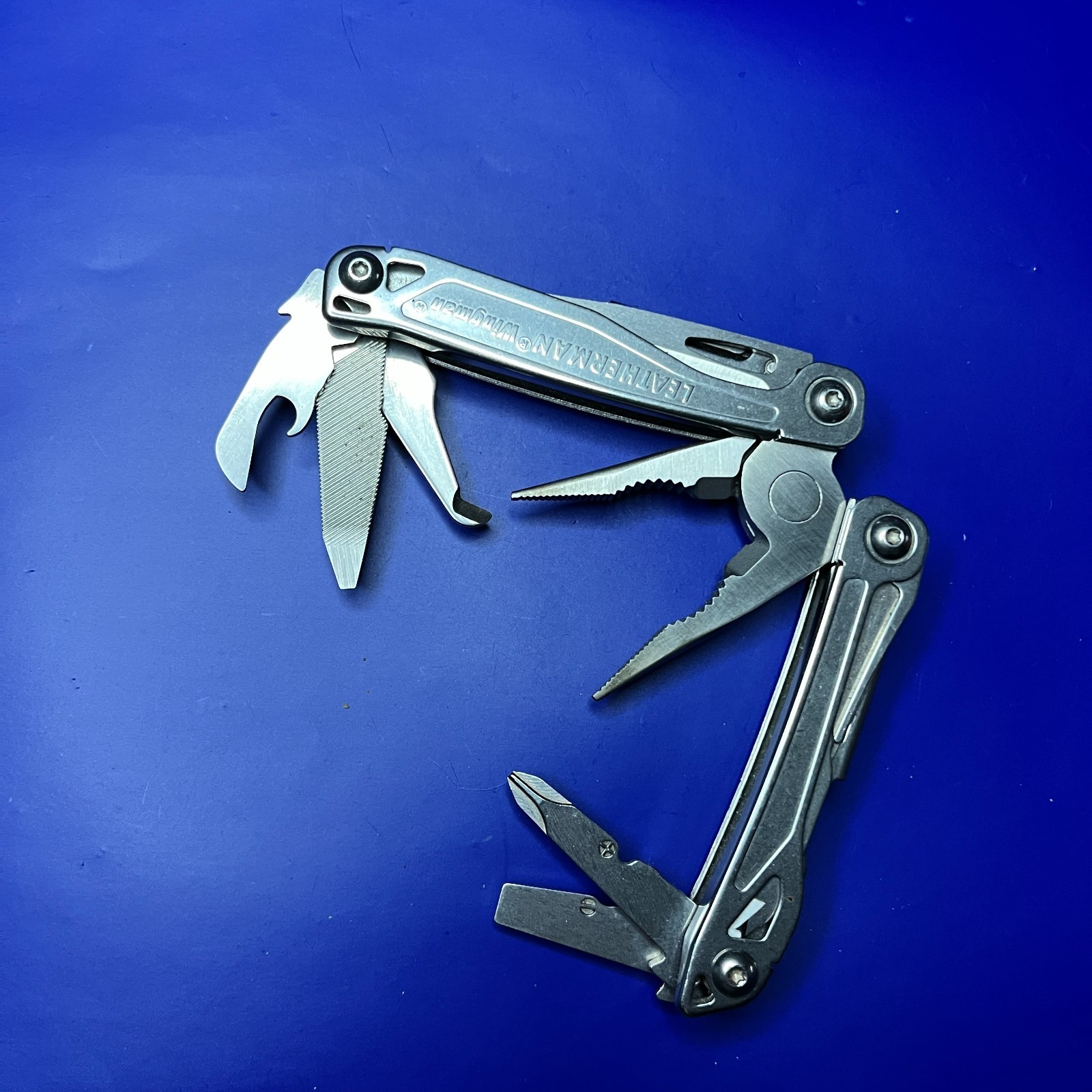 Leatherman Stainless Steel Wingman Multi Tool Scissors Knife Plier