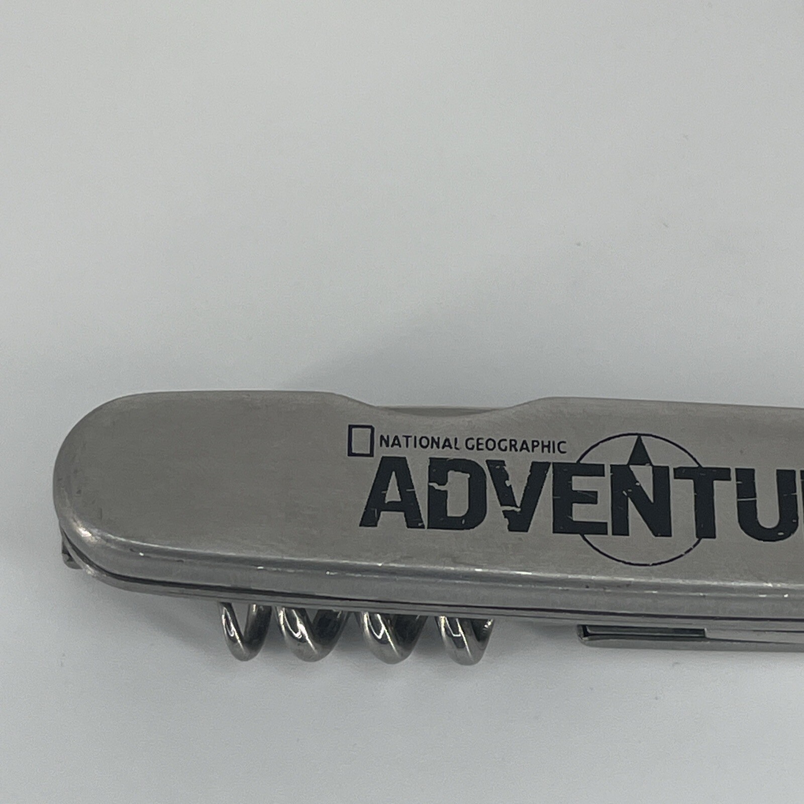 National Geographic Adventure Folding Knife Multi-Tool Bottle Opener Corkscrew