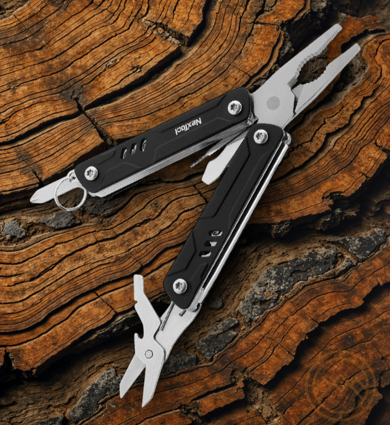 NexTool Mini Sailor Lite Multitool With Aluminum Handles 2.75″ Closed 8 Tools