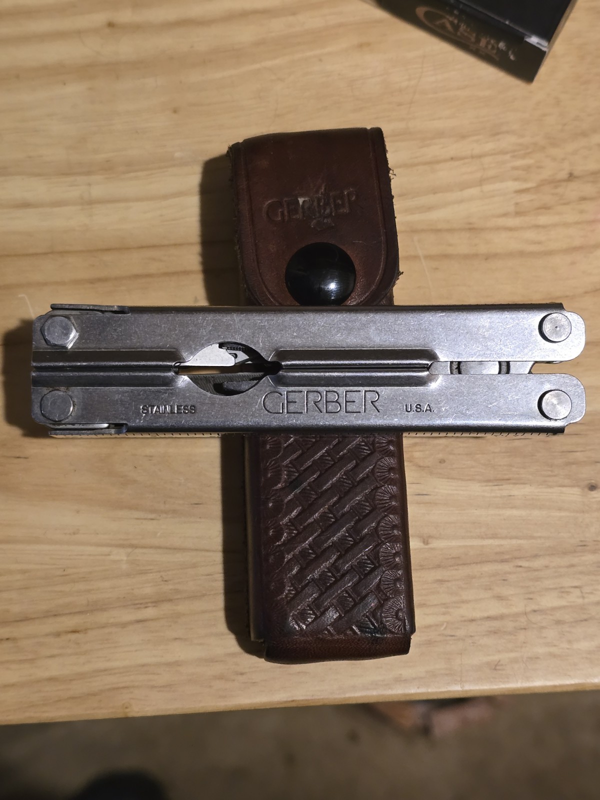 Vintage Gerber M.P.T. #5 Military Provisional Tool Stainless Multitool w/ Sheath