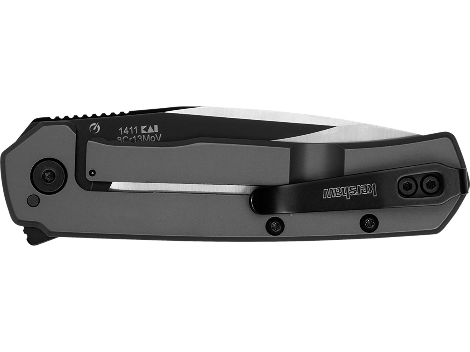 Kershaw Thermal Assisted Opening Pocket Knife 2.95″ Drop Point 8Cr13MoV Black