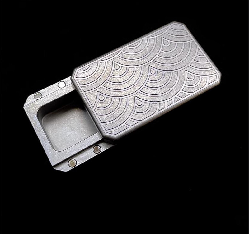 Titanium Alloy Pop Storage Case Fidget Gadgets Candy Pill Cigarette EDC Box