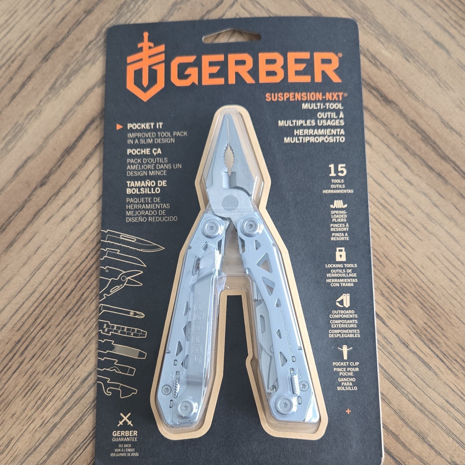 Multi-Tool 15 Tools Gerber Suspension-NXT Stainless Steel Silver