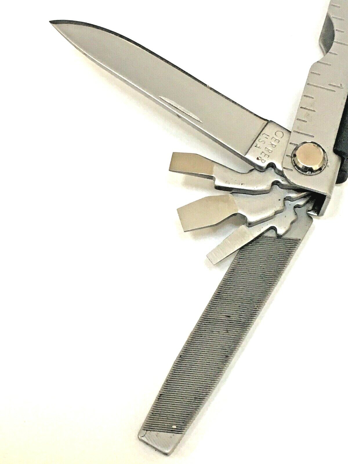 Gerber Stainless Steel Multitool Plier 12 tools w/6 bit in Ballistic Nylon Case