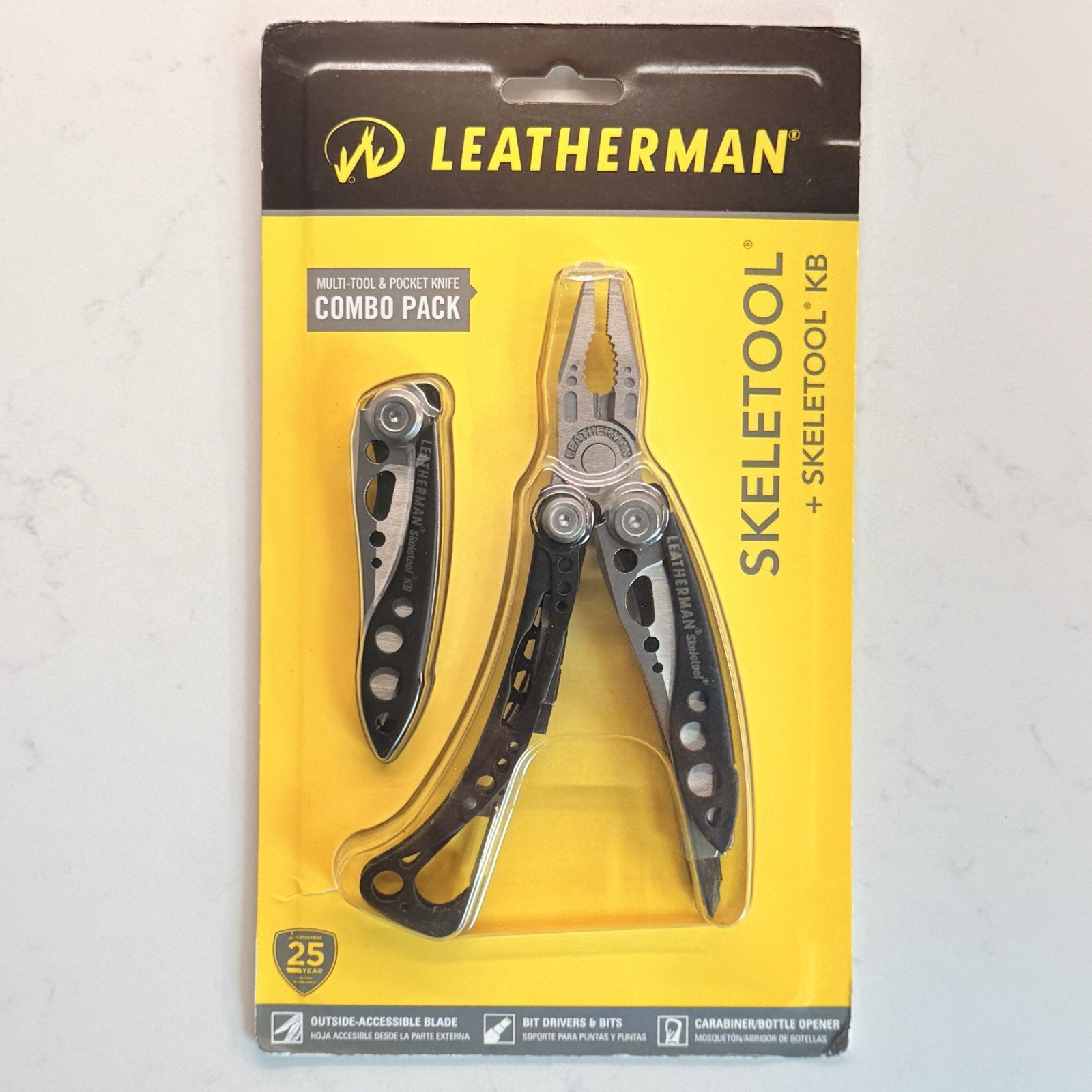 Leatherman Skeletool Black & Leatherman Skeletool KB Black. Discontinued Combo