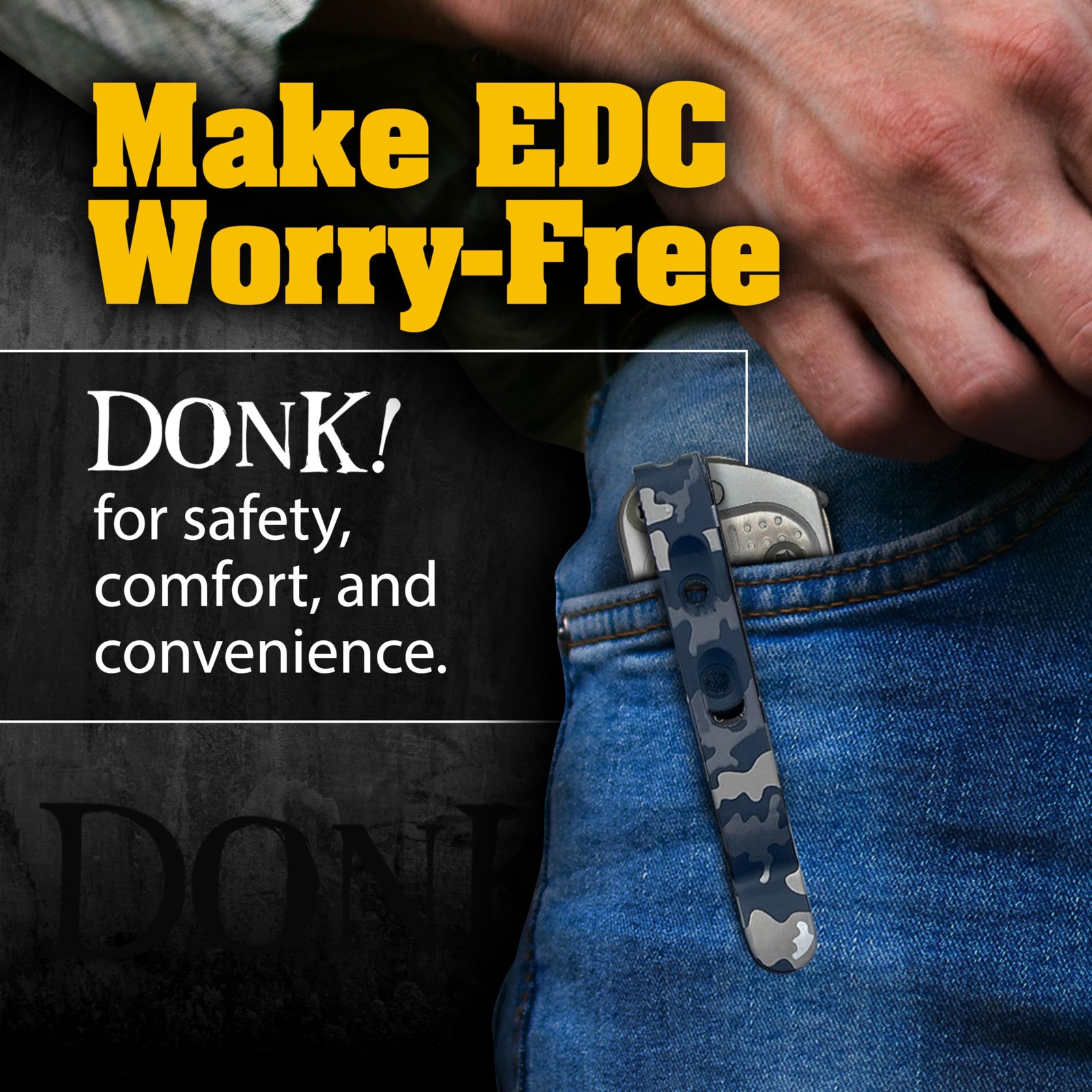 Donk Pocket Clip for Leatherman Free P & T Series, ARC, Bond and Curl Multito…