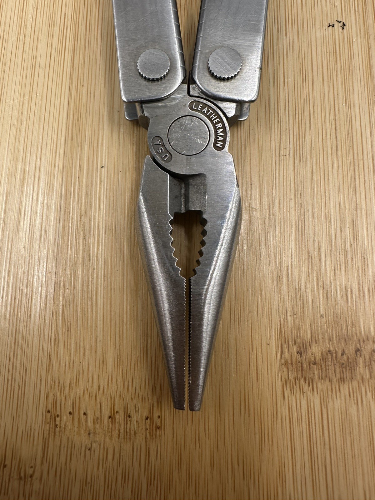 Vintage Leatherman PST Silver Multitool with Marlboro County Store Branding USED