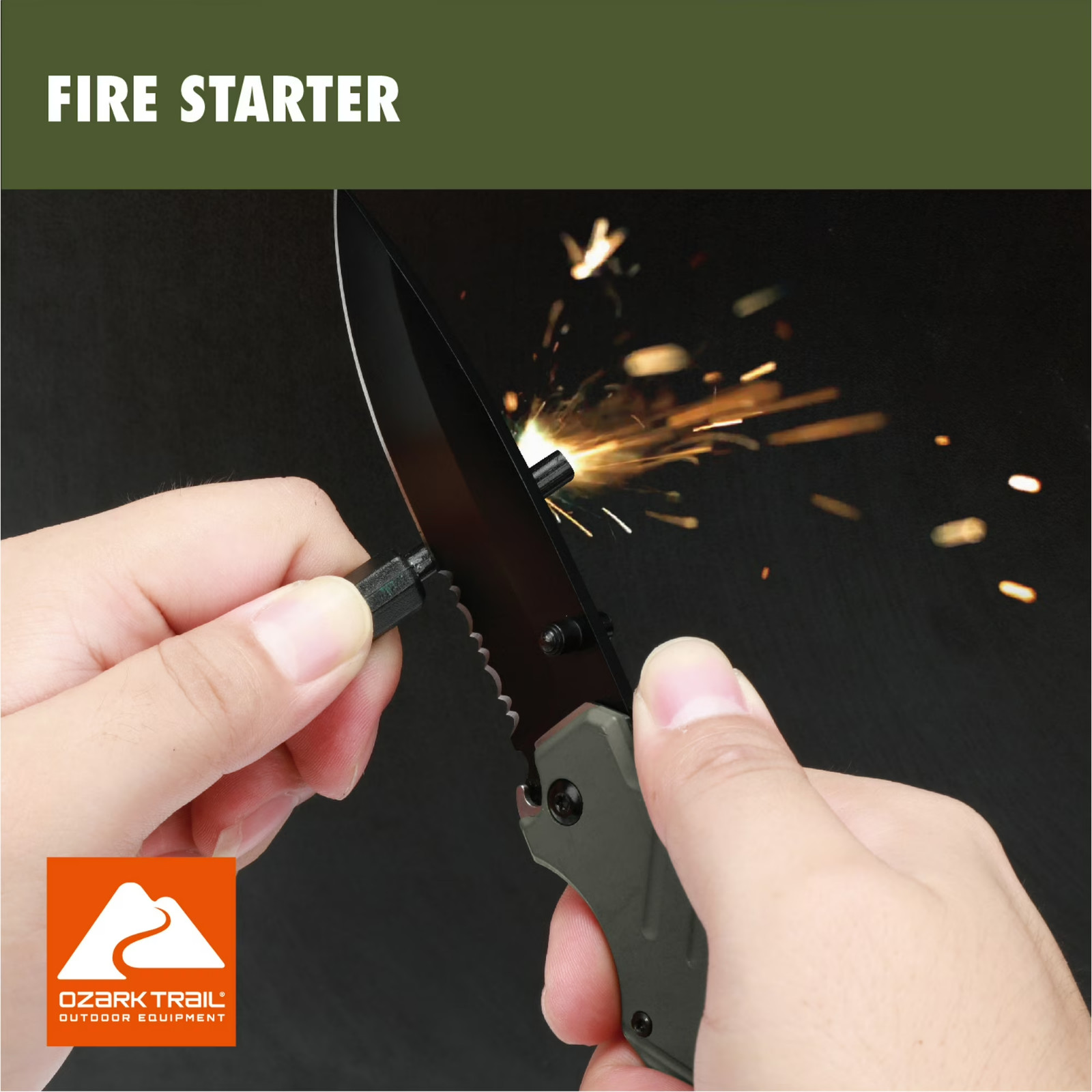 Ozark Trail 7-in-1 Stainless Steel Multitool Knife with Screwdriver
