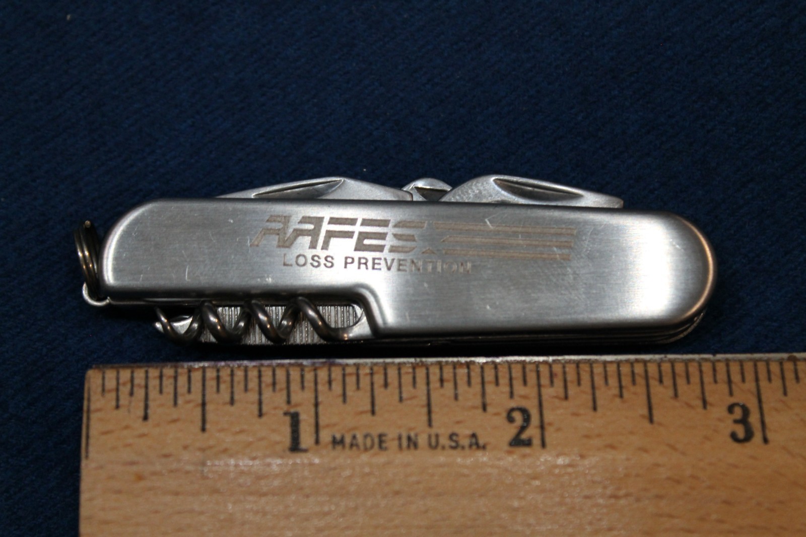 FOLDING POCKET UTILITY KNIFE MULTI TOOL 7-IN-1 AAFES LOSS PREVENTION military B