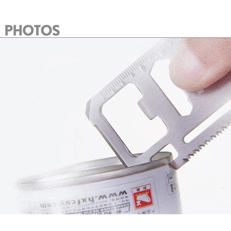 1pc Multifunction Credit Card Tool EDC Survival Wallet Gadget Opener – NEW