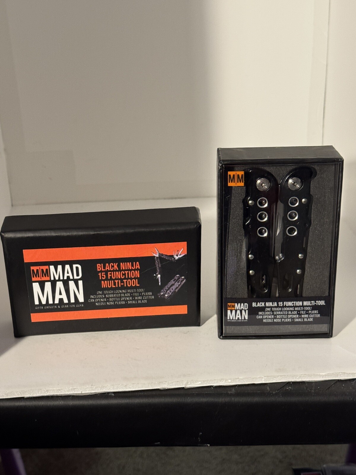 Mad Man BLACK NINJA 15 FUNCTION Multi-Tool SHIPS SAME DAY