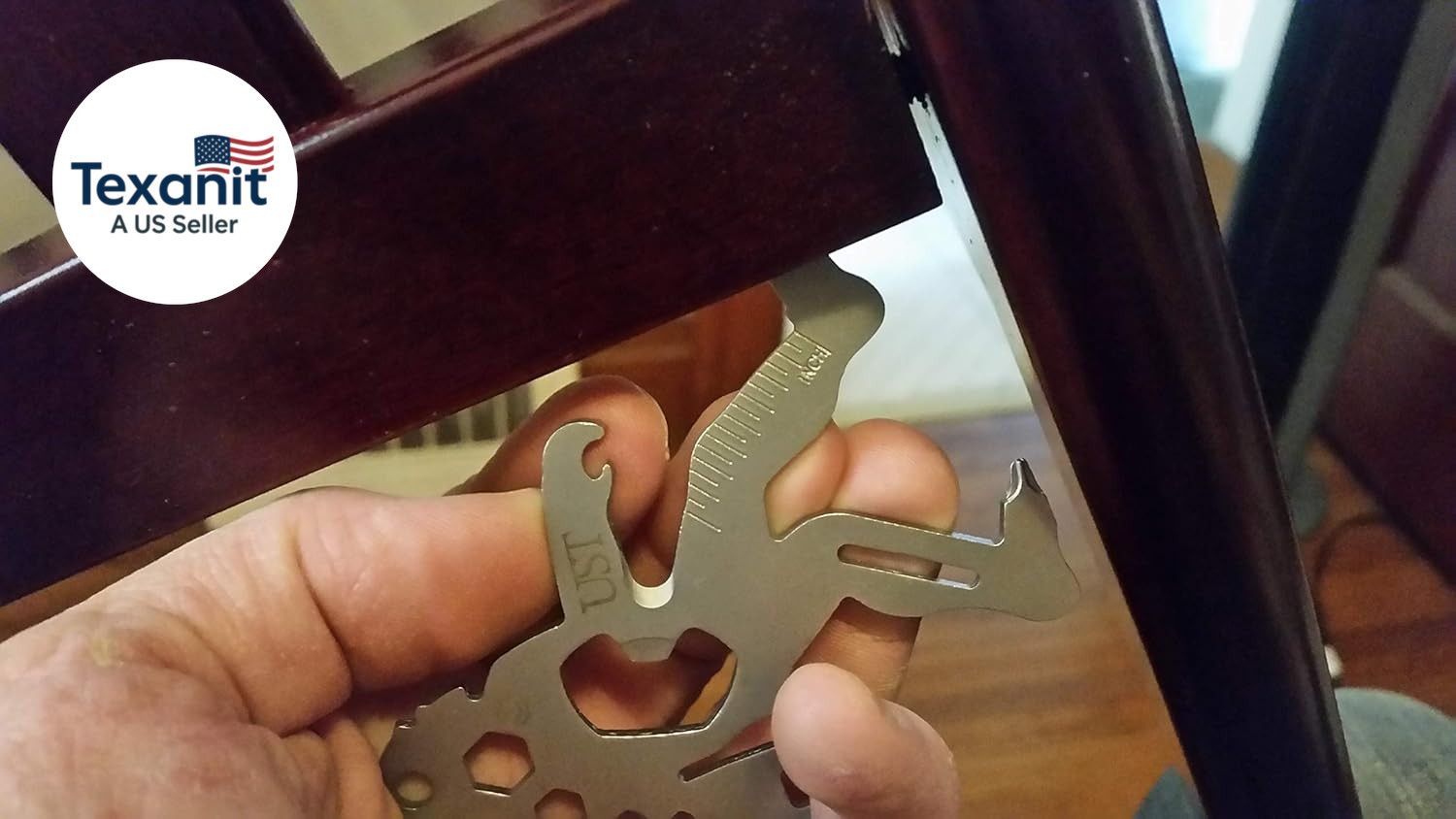 Tool-A-Long Multi-Tool Carabiners with Durable, Compact Stainless Steel Construc