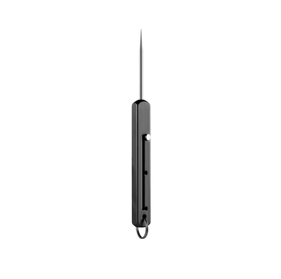 1PC Portable Titanium Toothpick with Holder: Reusable Metal Travel Tool – NEW