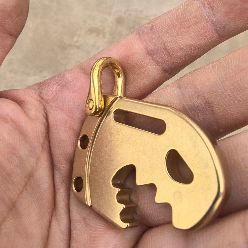 Titanium alloy EDC Accessories Keychain – Link rod 17mm