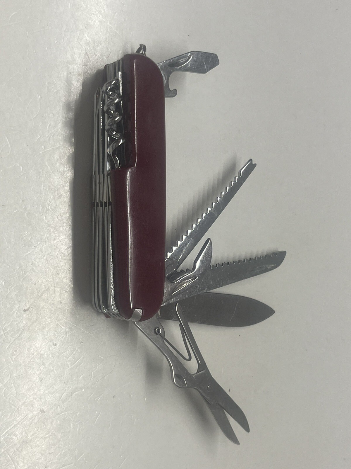 Diamond Superior Multi Purpose knife Multiple tools red Cork Screw Tweezers