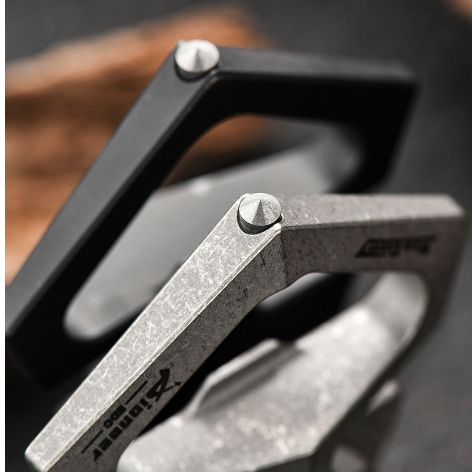 Titanium Alloy EDC Multi-Tool Keychain with Bottle Opener Safety Tip