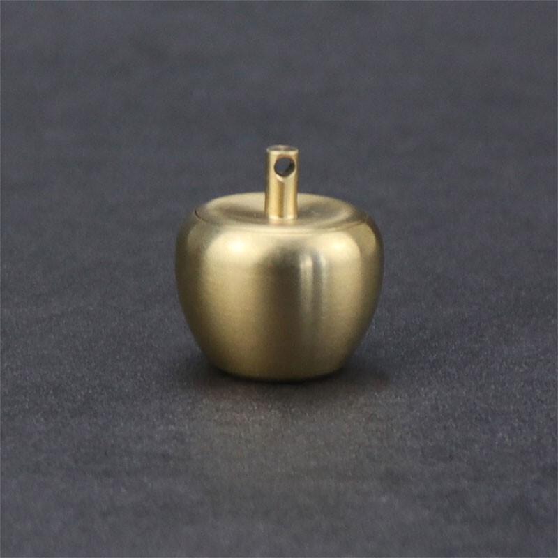 Brass Keychain Waterproof Storage Box Sealed Pill Capsula Portable Tank EDC Tool
