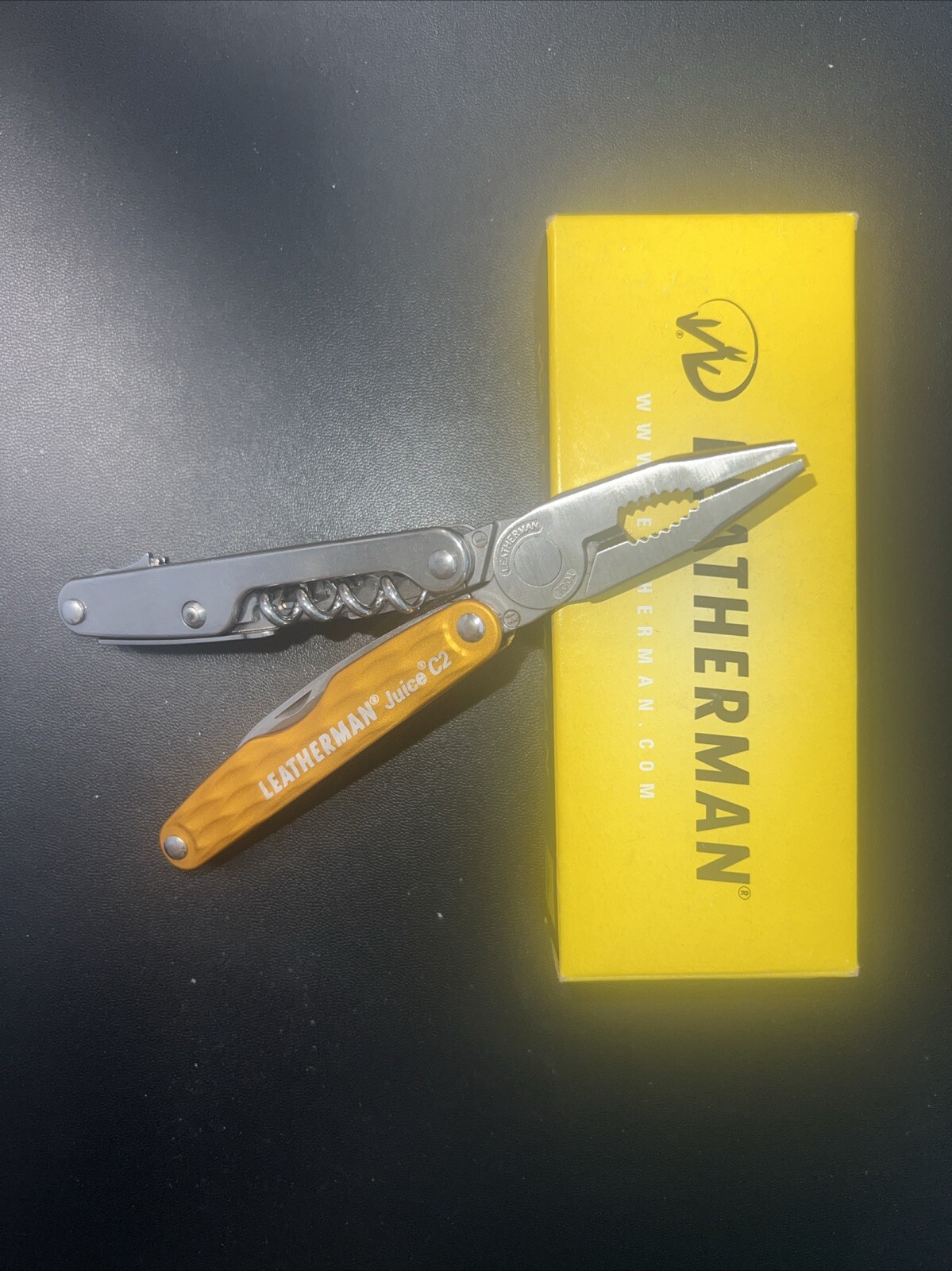 Leatherman Juice C2 831918 Sunrise Yellow Rare Discontinued NIB USA