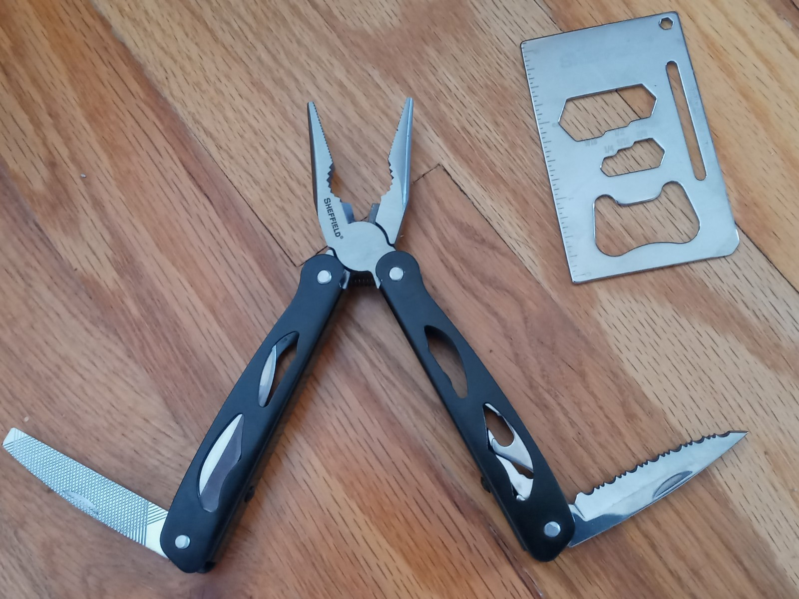 Sheffield Multi-Tool 10 function with wrench * 6 inch * Lot of 2