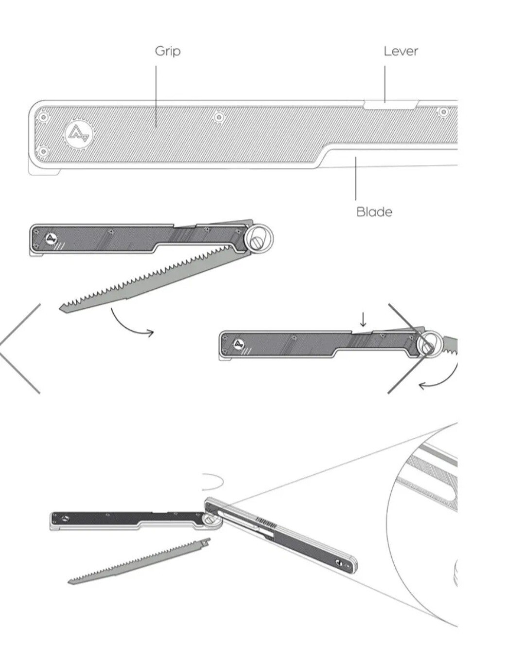 ACLIMA8 COMBAR PRO SERIES KIT WITH TOOLS INCLUDED,4In 1 SAW ,HAMMER,AXE,KNIFE.