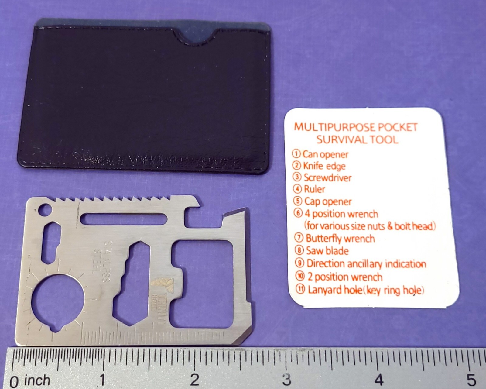 Multi Purpose Survival Pocket Tool
