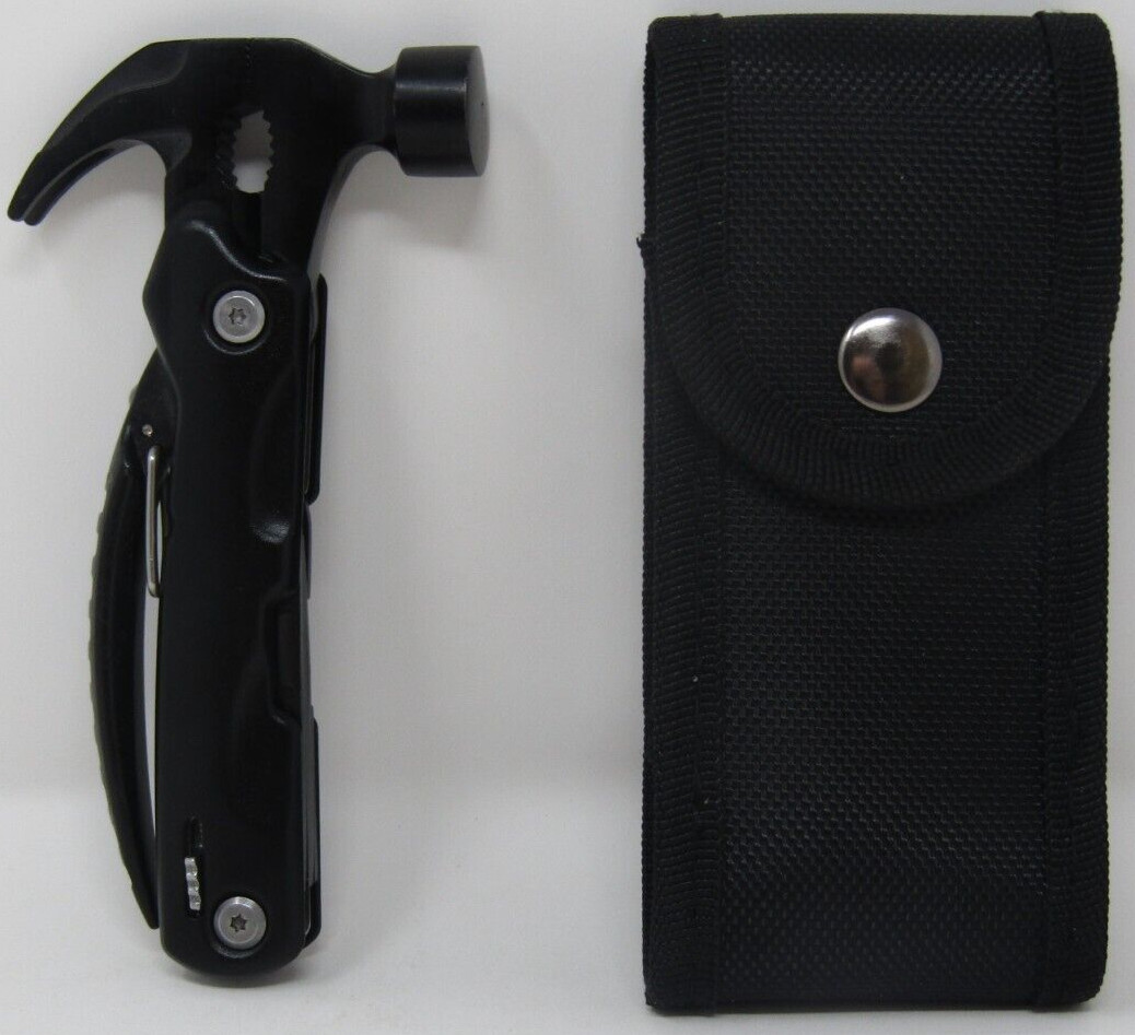 Veitorld 12 in 1 Multi-Tool Hammer w/ Belt Loop Sheath
