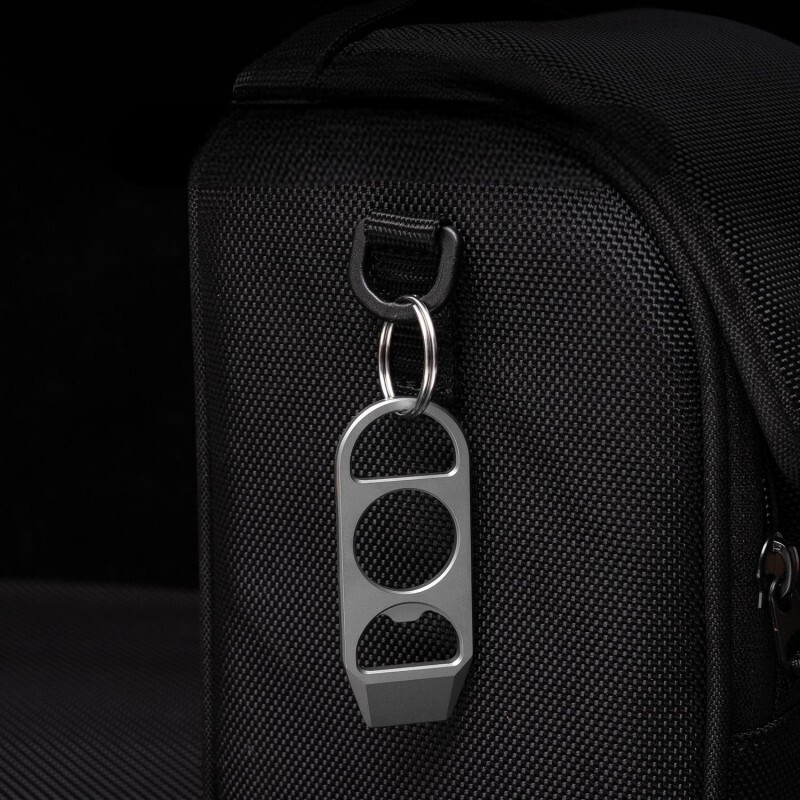 EDC Titanium Pry Bar Crowbar Bottle Opener Portable Keychain Outdoor Multi Tools