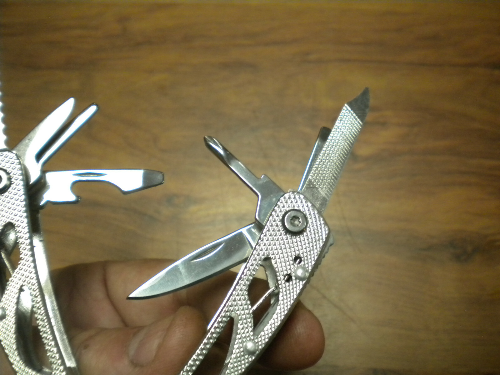 Unbranded STAINLESS POCKET MULTI-TOOL , Looks Unused, see pictures