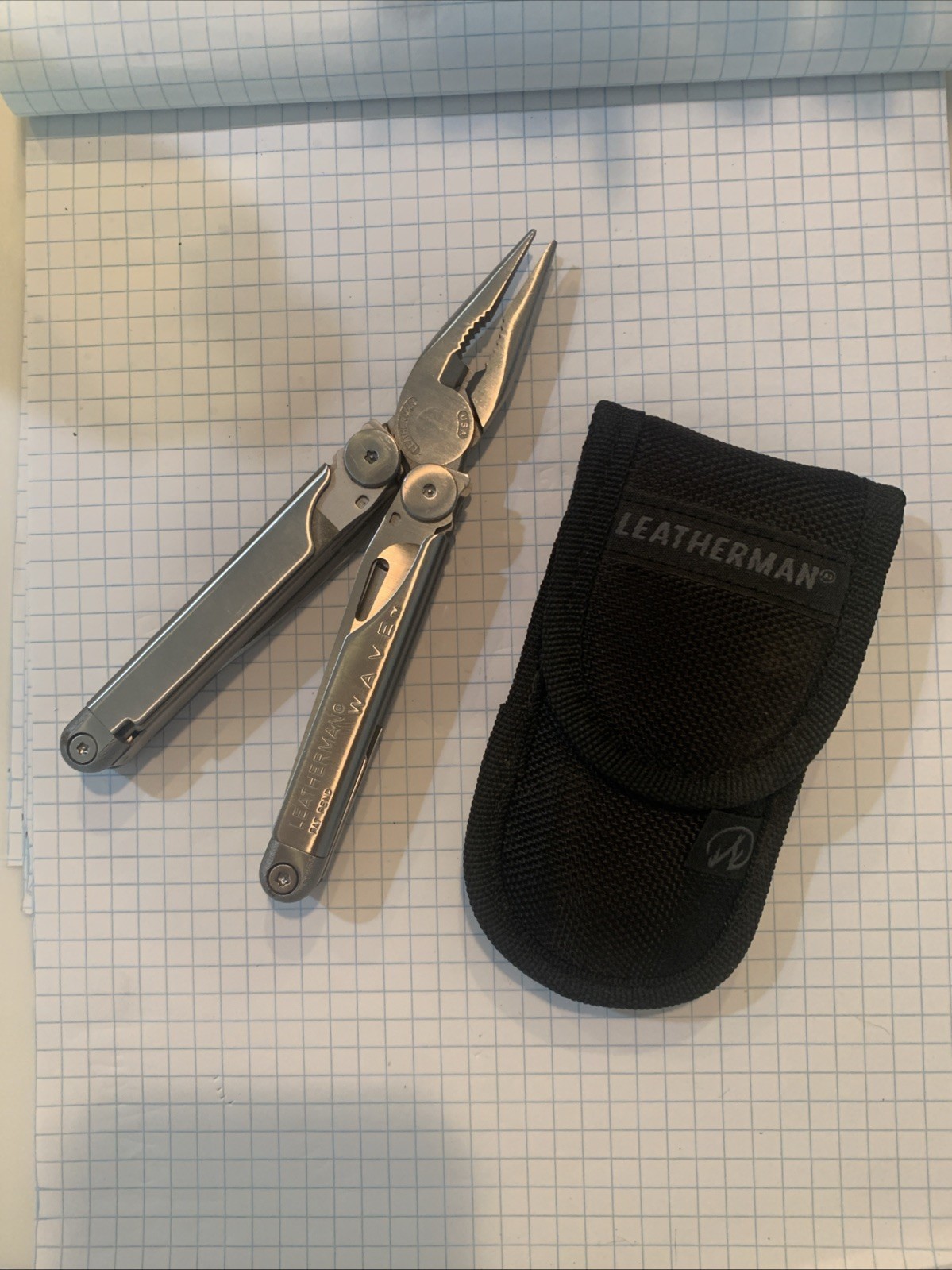 2000 Leatherman Wave Multi-Tool Knife With Sheath Very Clean 0200 Date Code