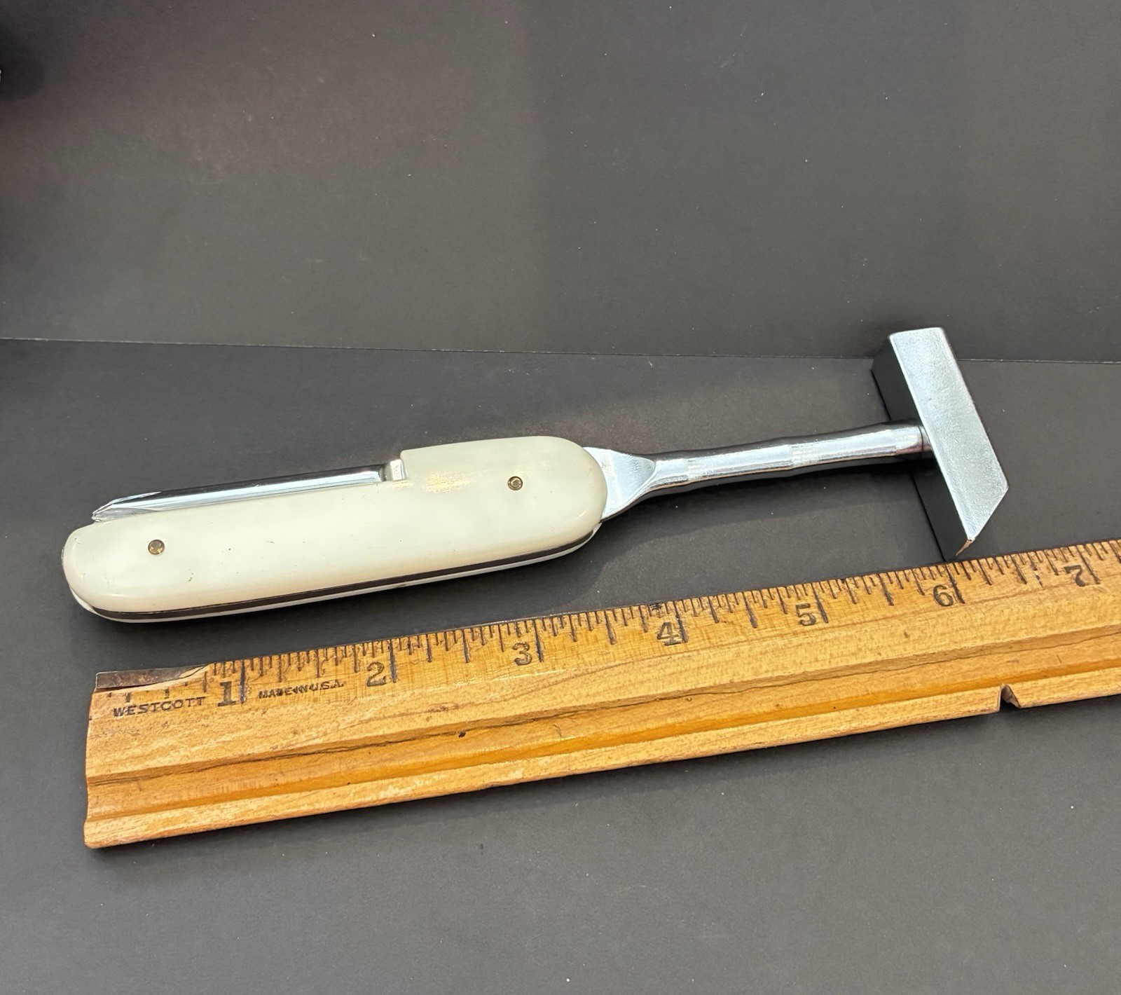 Vintage Barlow Stainless Steel Multi Tool Kit T-190 w/ Case…made in Japan
