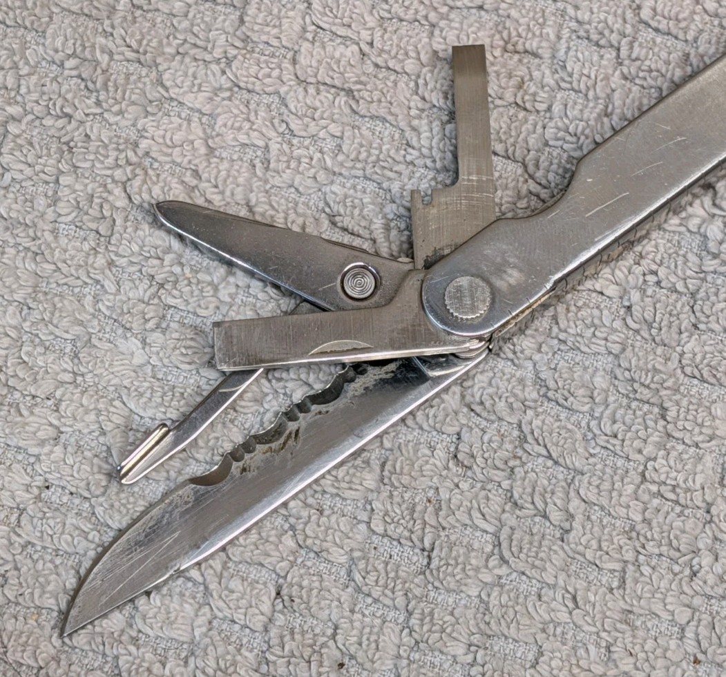 Vintage Leatherman PST II Multi-Tool With Original Box Leather Sheath Manual